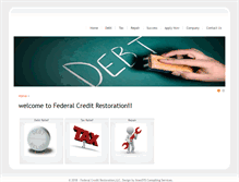 Tablet Screenshot of federalcreditrestoration.net